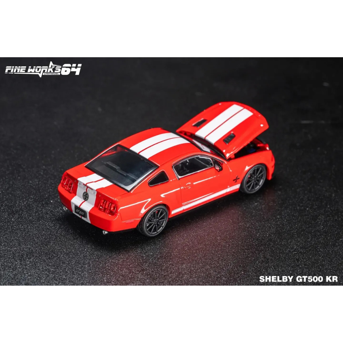 Mustang Shelby GT500, 1:64 Scale (Red)