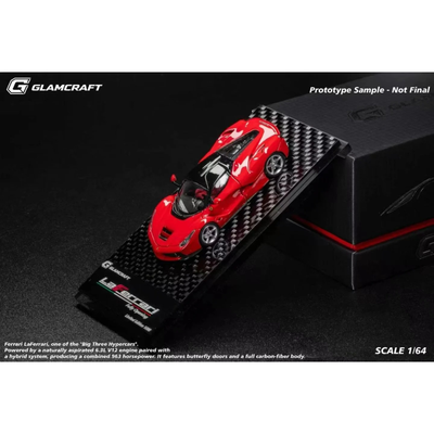 *Pre-Orders* LaFerrari (F150) Fully Open Diecast Model Rosso Corsa Coupe (Limted To 999pcs), 1:64 Scale