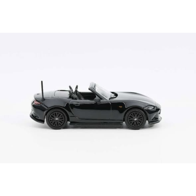 *PRE-ORDER* Mazda MX-5 Roadster RF 2024 – Black – Includes 1 Electroplated Grey Chase Car per Carton, 1:64 Scale