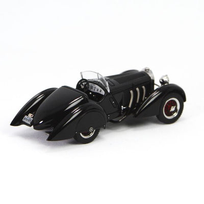 Premium scale diecast model car  – *HEC 2026* Mercedes-Benz SSK 1930, 1:64 Scale (Black) Collectible