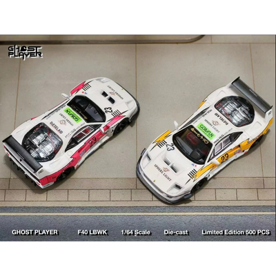 LBWK Ferrari F40 Flash Livery, 1:64 Scale