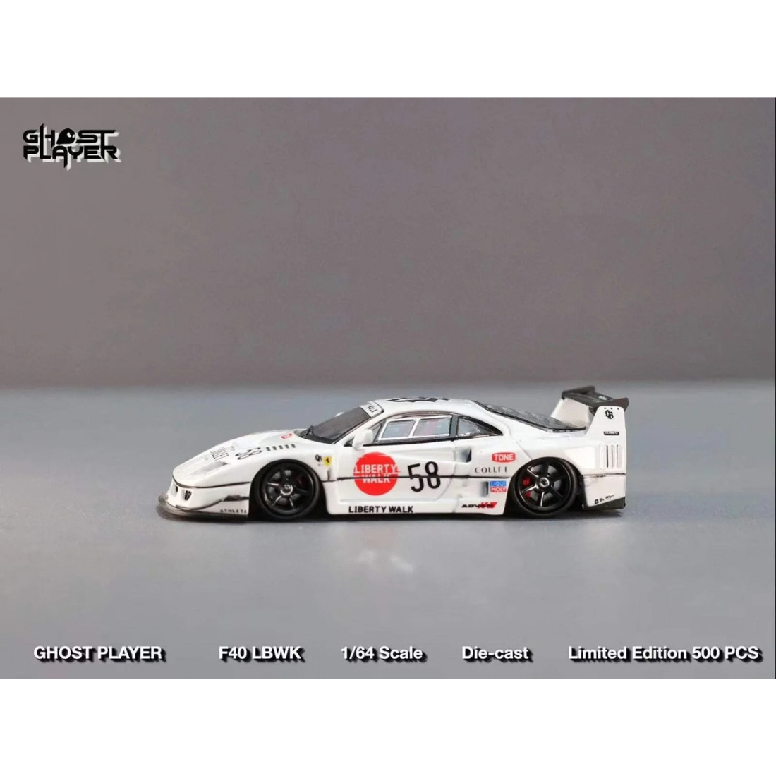 LBWK F40 (Limited to 499) #58, 1:64 Scale (White)