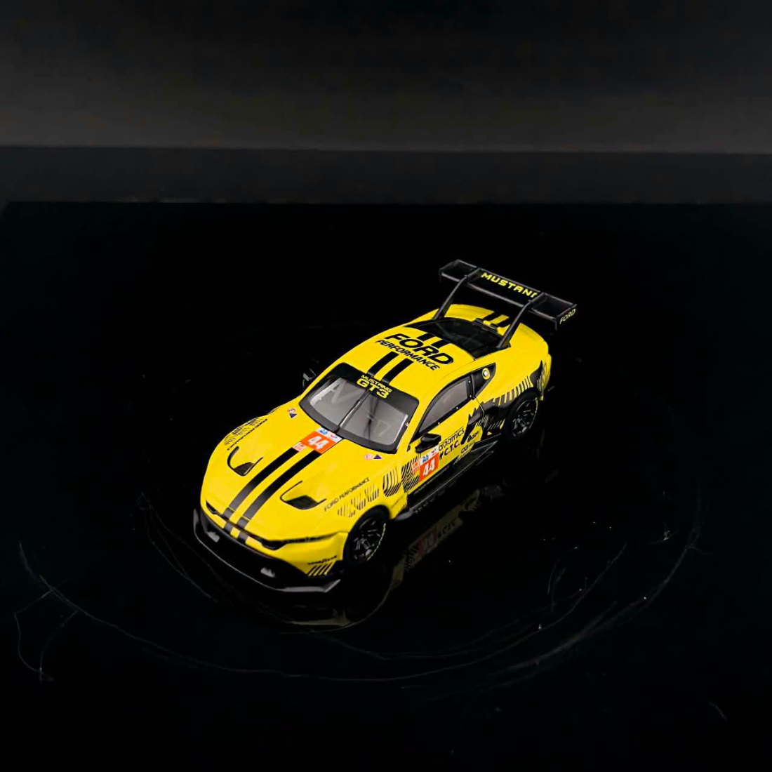 *Pre-Orders* Mustang GT3 Yellow #44 Livery (Limited to 1000pcs), 1:64 Scale