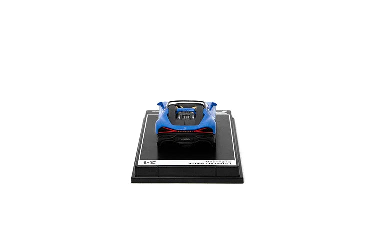 Premium scale diecast model car  – Bugatti Mistral, 1:64 Scale (Blue) Collectible