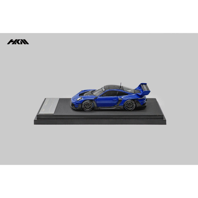 *Pre-Orders* Porsche 911 (992) GT3 R Rennsport with Brumos Wing Sanmarino Blue Metallic (Limited to 999pcs), 1:64 Scale