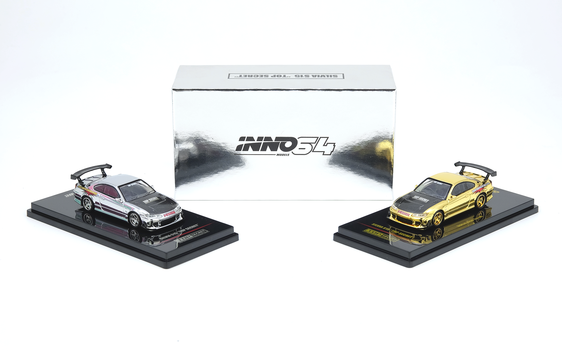 Premium scale diecast model car  – Top Secret Silvia S15 Tokyo Auto Salon Kuala Lumpur 2025 Event Edition, 1:64 Scale (Chance of Gold Chrome Chase Car) Collectible