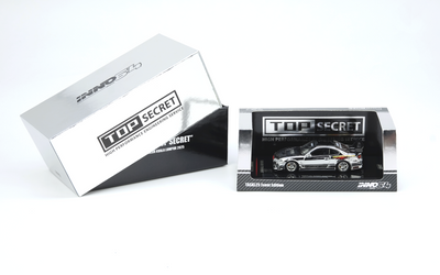 Premium scale diecast model car  – Top Secret Silvia S15 Tokyo Auto Salon Kuala Lumpur 2025 Event Edition, 1:64 Scale (Chance of Gold Chrome Chase Car) Collectible