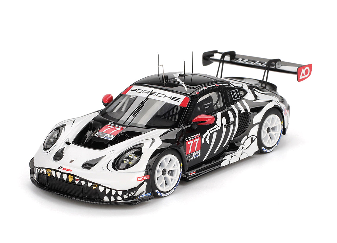 Porsche 911 GT3 R #77 AO Racing 2025 IMSA Petit Le Mans, 1:64 Scale