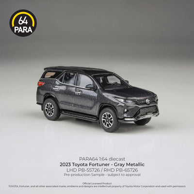 *PRE-ORDER* Toyota Fortuner 2023 , 1:64 Scale (Grey Metallic)