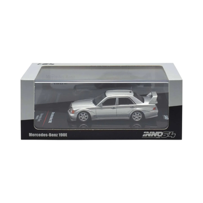 *PRE-ORDER* INNO 1/64 Die-cast MERCEDES BENZ 190E,1:64 Scale (Silver)