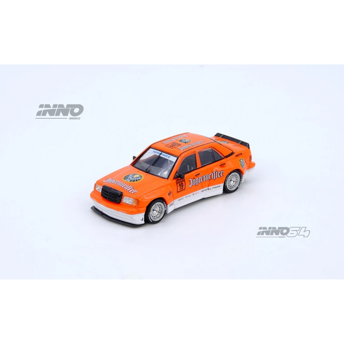 Mercedes Pandem Rocket Bunny 190E Jagermeister, 1:64 Scale