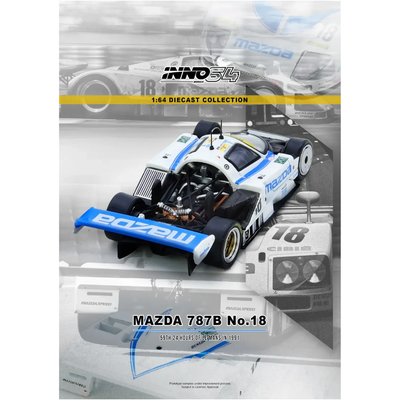 *PRE-ORDER* Mazda 787B No.18   59th 24 Hours Le Mans 1991, 1:64 Scale