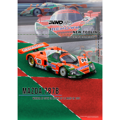 *PRE-ORDER* Mazda 787B Winner At 24 Hours Le Mans 1991, 1:64 Scale