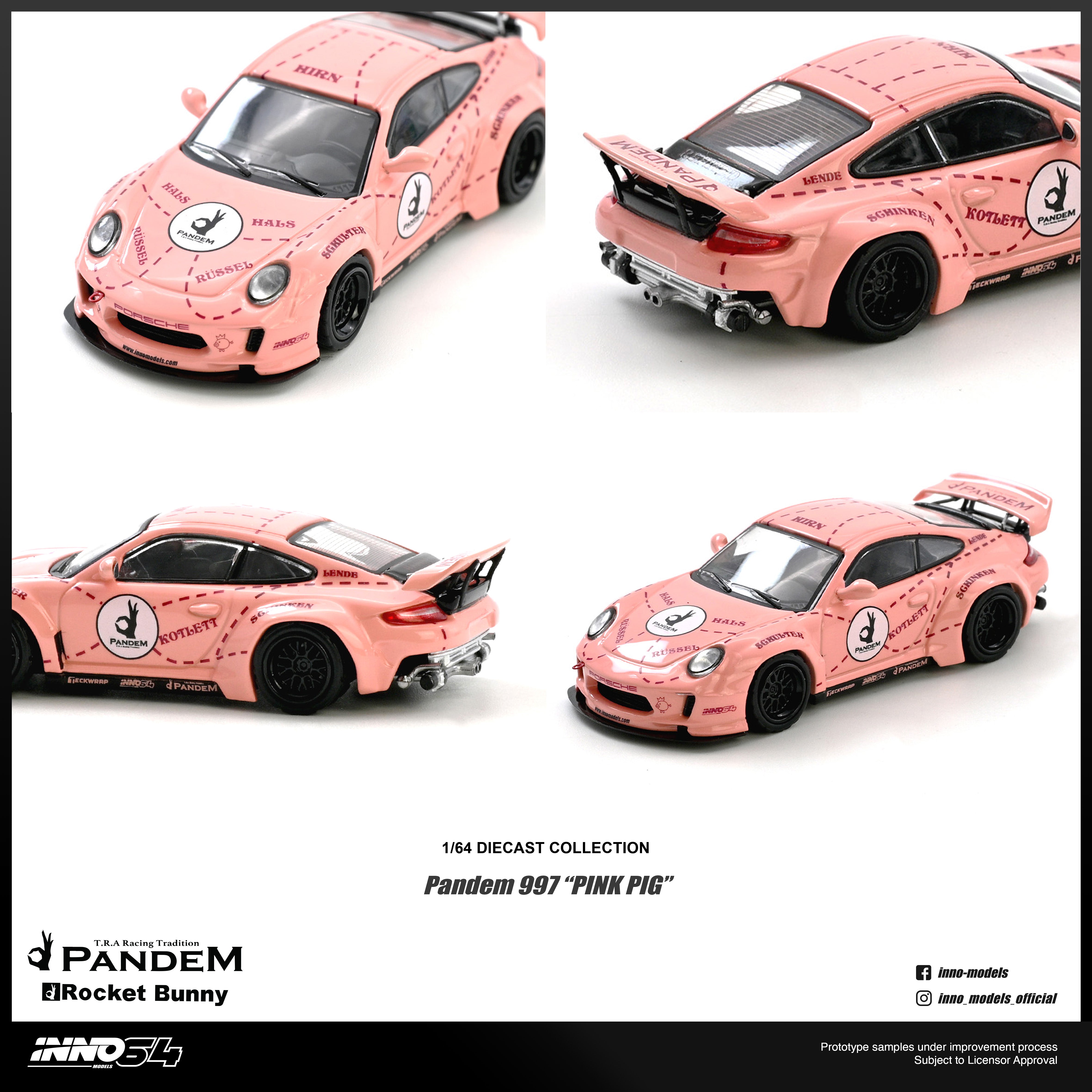 *PRE-ORDER* Pandem 997 "Pink Pig", 1:64 Scale