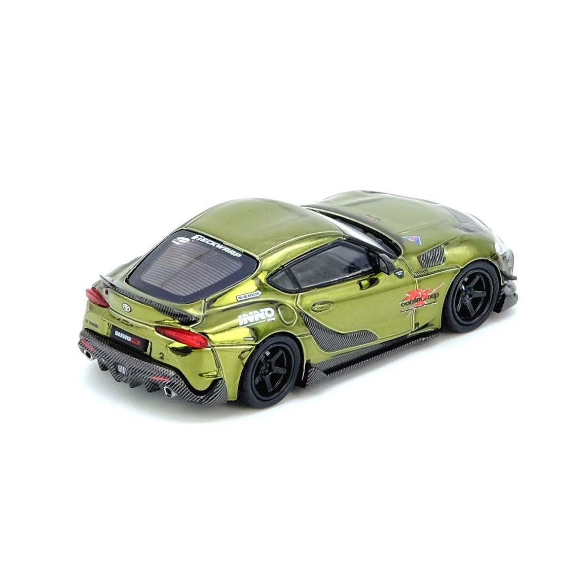 Premium scale diecast model car  – *PRE-ORDER* Toyota Supra A90 Darwin Pro, 1:64 Scale (Matt Green) Collectible