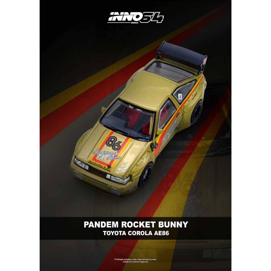 *PRE-ORDER* Pandem Rocket Bunny AE86 Levin, 1:64 Scale