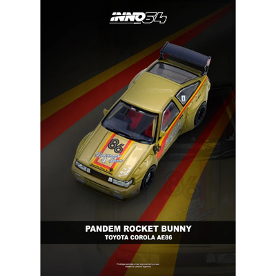 *PRE-ORDER* Pandem Rocket Bunny AE86 Levin, 1:64 Scale