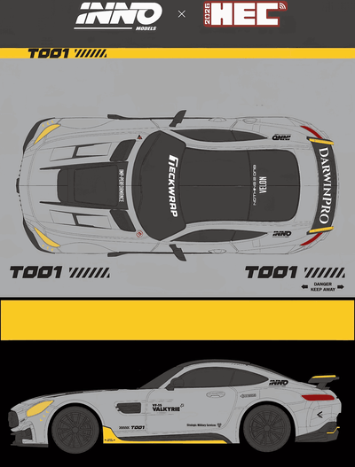Premium scale diecast model car  – *PRE-ORDER* *HEC 2026* Darwin Pro Amg GT, 1:64 Scale Collectible