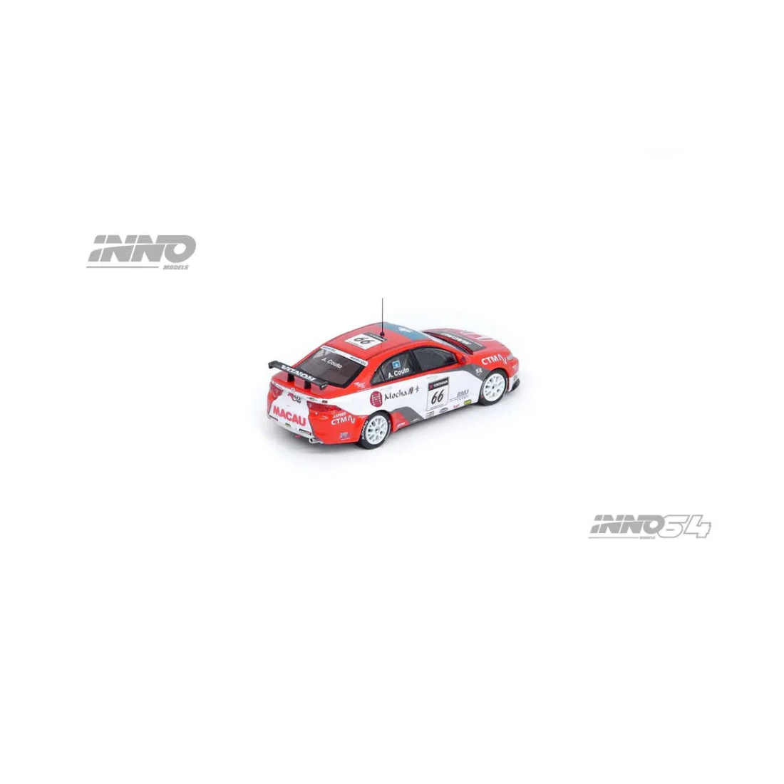 *PRE-ORDER* Honda ACCORD Euro-R (CL7) #66 "N. Technology" Macau World Touring Car Champion, 1:64 Scale