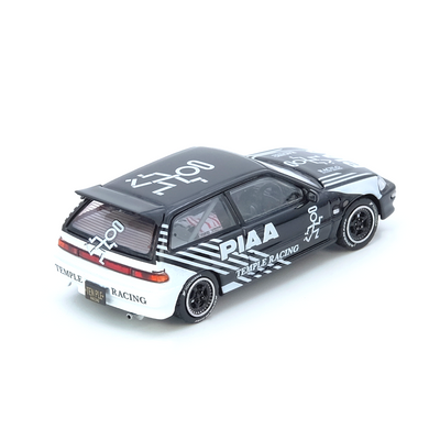 Premium scale diecast model car  – *PRE-ORDER* Honda Civic EF9 "Temple Racing" Osaka Auto Messe 2023, 1:64 Scale Collectible