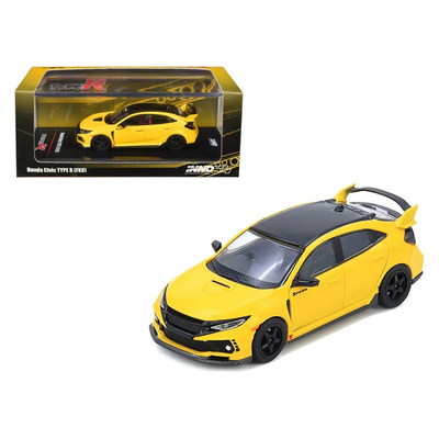 *PRE-ORDER* Honda CIVIC TYPE-R (FK8), 1:64 Scale (Yellow)