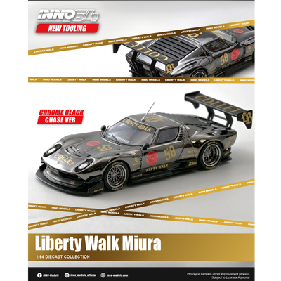 *PRE-ORDER* LB-Silhouette Works Miura GT with Chance of Chase Car, 1:64 Scale