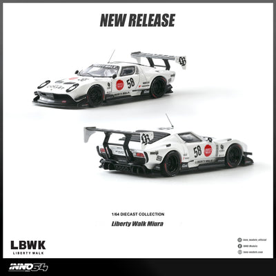 *PRE-ORDER* LB-Silhouette Works Miura GT with Chance of Chase Car, 1:64 Scale
