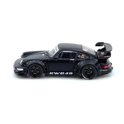 Premium scale diecast model car  – *PRE-ORDER* RWB 964, 1:64 Scale (Black Matt) Collectible
