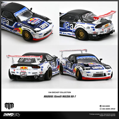*PRE-ORDER* Mazda RX-7 MAD Mike "Madbul Gen8", 1:64 Scale