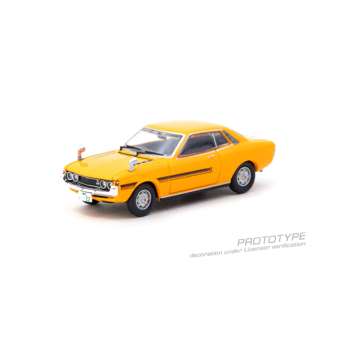 *PRE-ORDER* Toyota Celica 1600GT TA22  Chance of Chase Car, 1:64 Scale (Orange)