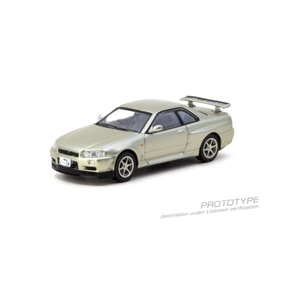 *PRE-ORDER* Nissan Skyline GT-R R34 Millenium Jade (Chance of Chase Car), 1:64 Scale