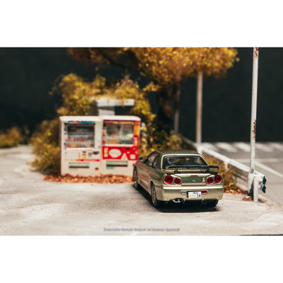 *PRE-ORDER* Nissan Skyline GT-R R34 Millenium Jade (Chance of Chase Car), 1:64 Scale