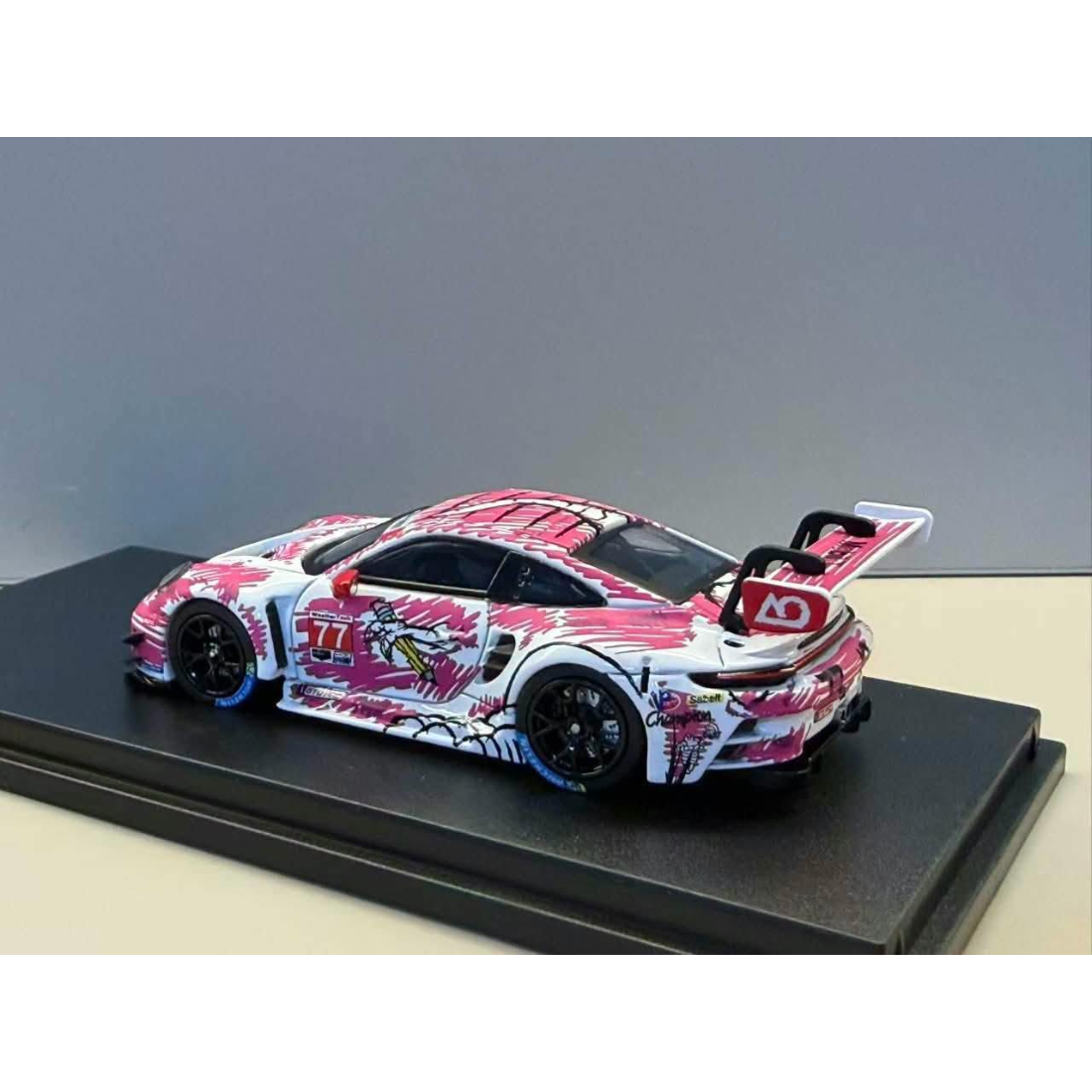 *Pre-Orders* Porsche 911 GT3 R (Pink #77 Livery), 1:64 Scale