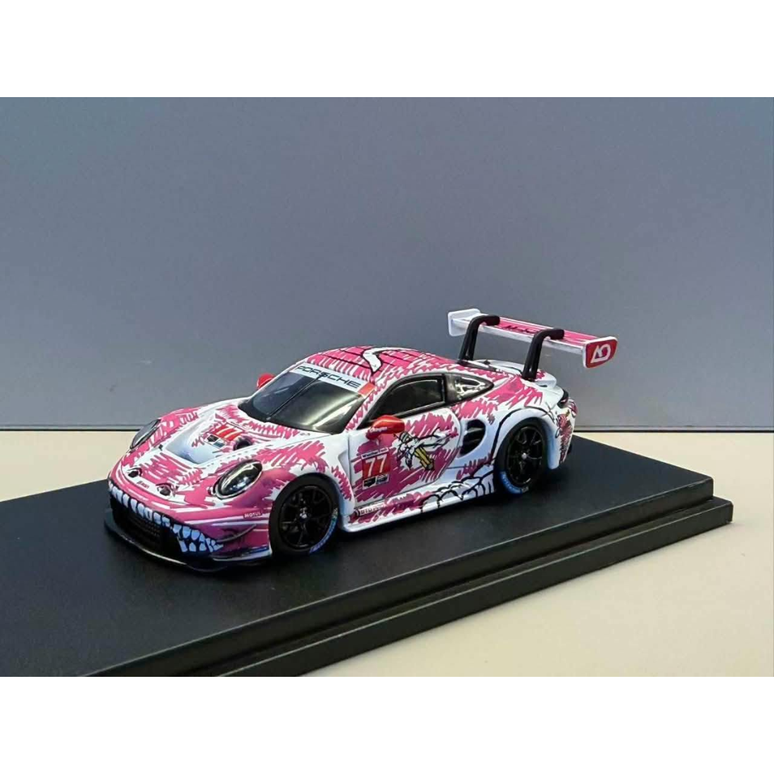 *Pre-Orders* Porsche 911 GT3 R (Pink #77 Livery), 1:64 Scale
