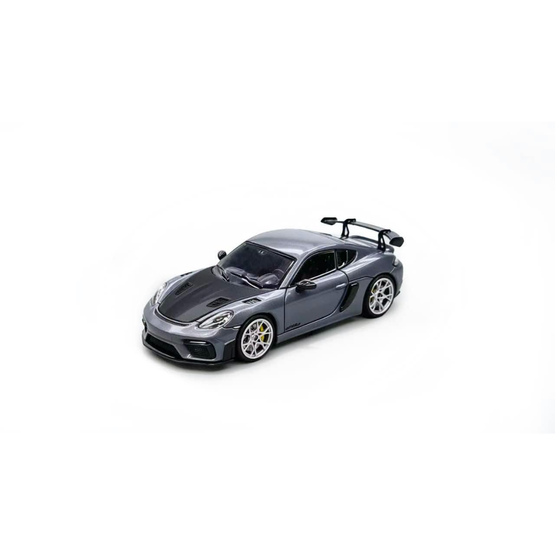 *Pre-Orders* Porsche 718 GT4 RS Deep Grey with Full Carbon-Hood, 1:64 Scale
