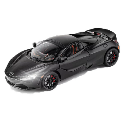 McLaren 720s Convertible Version Model Car, 1:24 Scale (Black)