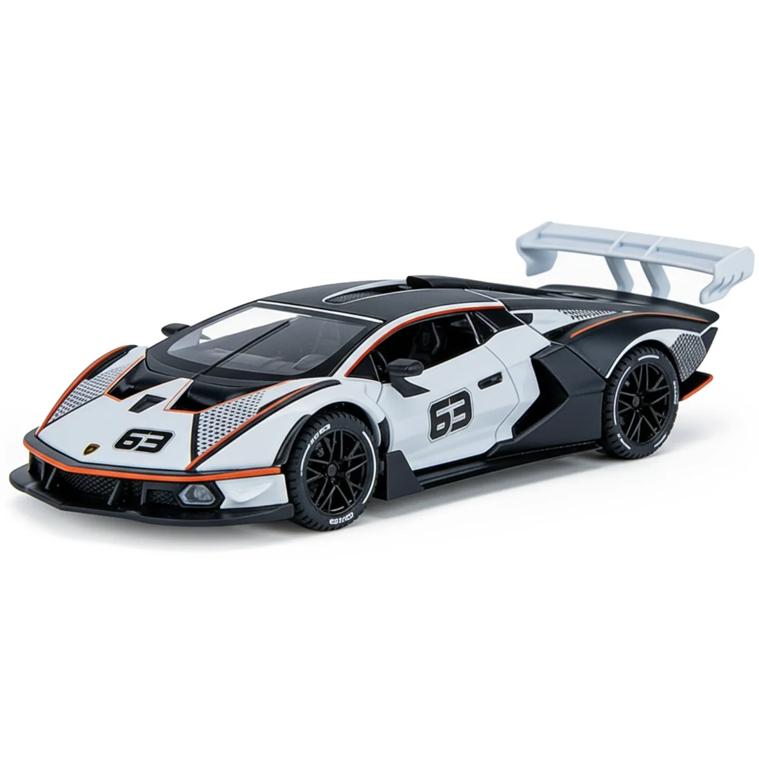 Lamborghini SCV12 Model Car, 1:32 Scale (White)