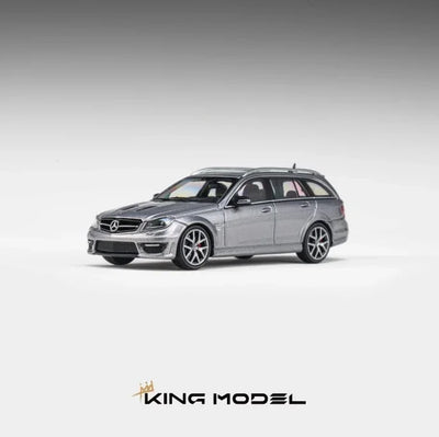 *PRE-ORDER* Mercedes Benz AMG C63 Wagon (Gun grey) Limited to 500pcs, 1:64 Scale