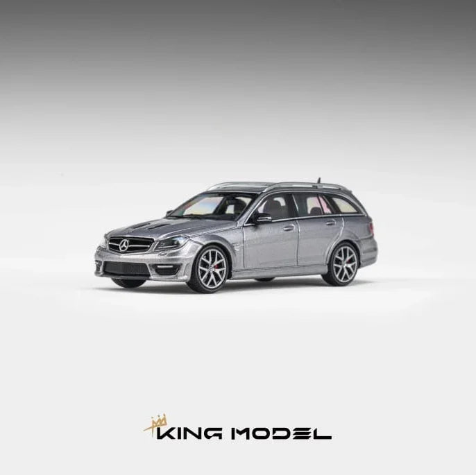*PRE-ORDER* Mercedes Benz AMG C63 Wagon (Gun grey) Limited to 500pcs, 1:64 Scale