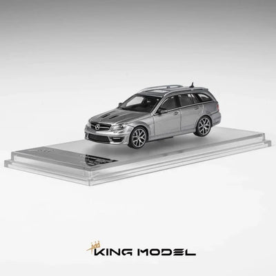*PRE-ORDER* Mercedes Benz AMG C63 Wagon (Gun grey) Limited to 500pcs, 1:64 Scale