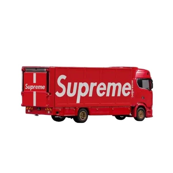 Premium scale diecast model car  – Scania 730 S No.149 Enclosed/Double Deck Tow Truck, 1:64 Scale (Red) Collectible