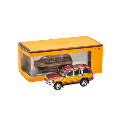 Premium scale diecast model car  – *PRE-ORDER* Toyota Land Cruiser LC100 Retro Woodgrain Livery, 1:64 Scale Collectible