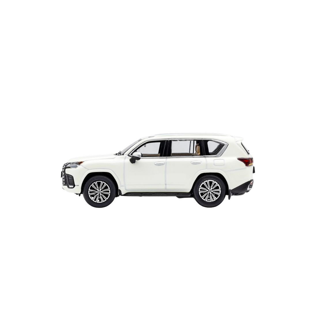 Premium scale diecast model car  – *PRE-ORDER* Lexus LX600 Street Version, 1:64 Scale (White) Collectible