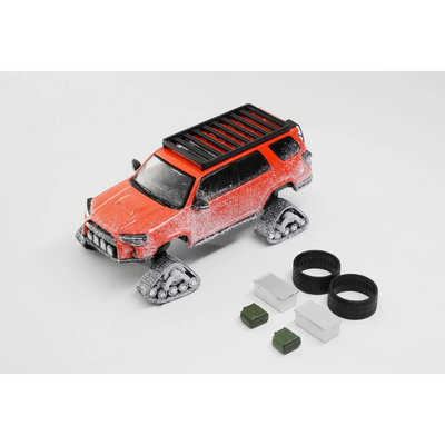 Toyota Modified Snowmobile, 1:64 Scale (Red)