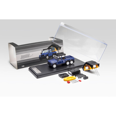 *PRE-ORDER* Defender 6x6 with Accessories, 1:64 Scale (Blue)