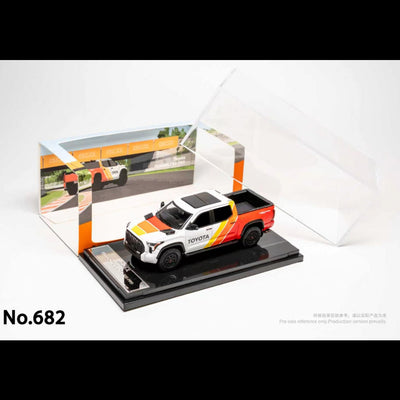 *PRE-ORDER* Toyota Tundra TRD PRO White (TRD Heritage Livery), 1:64 Scale