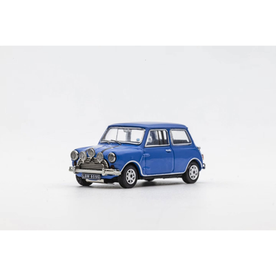 Premium scale diecast model car  – Morris Mini Cooper S , 1:64 Scale (Blue) Collectible