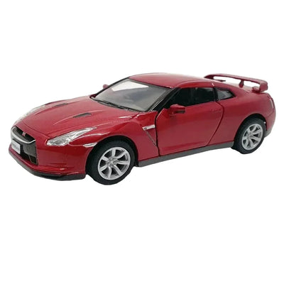 Premium scale diecast model car  – Nissan GT-R R35 2009, 1:36 Scale (Red) Collectible