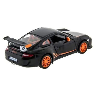 Premium scale diecast model car  – Porsche 911 GT3 RS 2010, 1:36 Scale (Black) Collectible