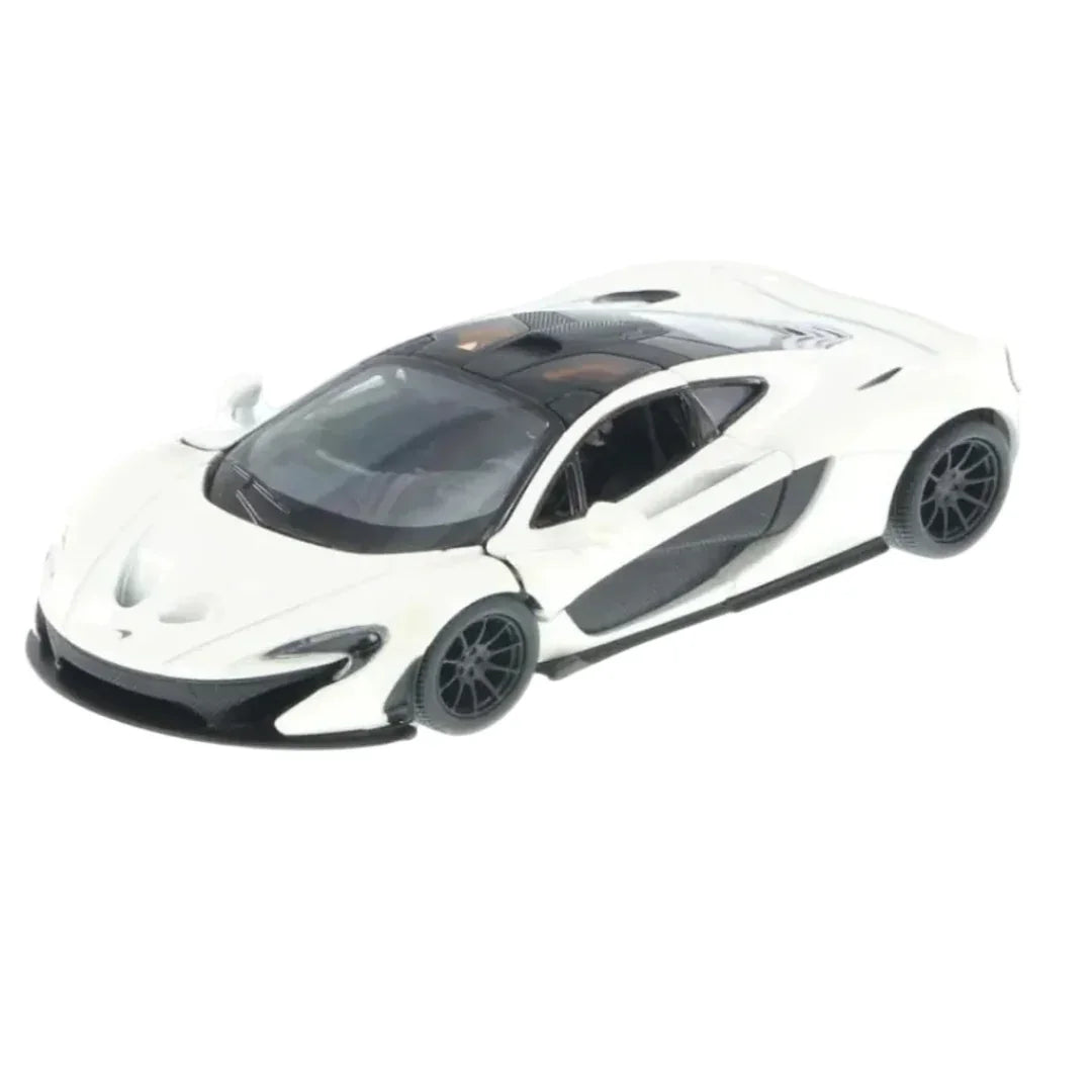 Premium scale diecast model car  – McLaren P1, 1:36 Scale (White) Collectible